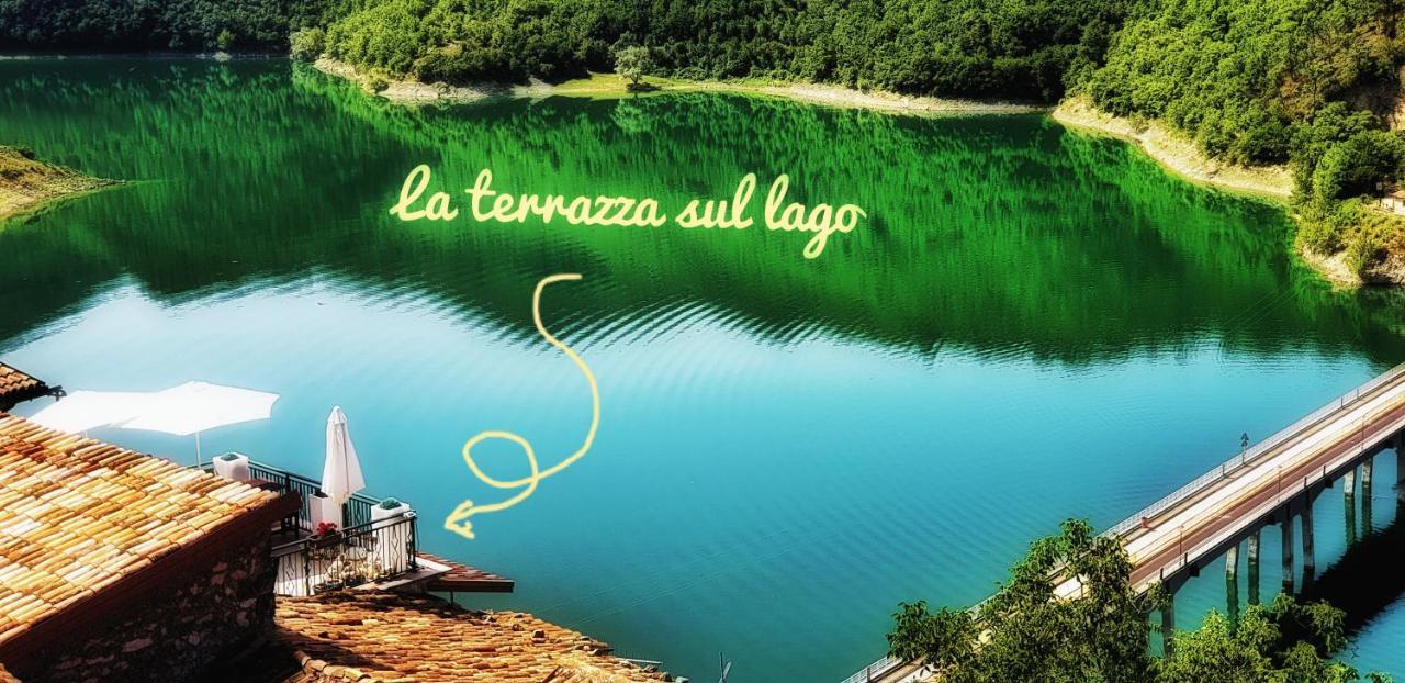 La Terrazza Sul Lago Turano Кастель-ді-Тора Екстер'єр фото