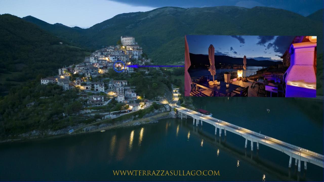 La Terrazza Sul Lago Turano Кастель-ді-Тора Екстер'єр фото